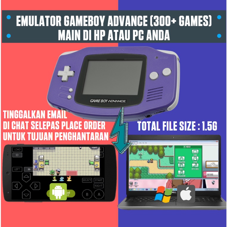 (BUKAN CONSOLE | EMAIL ONLY) GAMEBOY ADVANCE EMULATOR | DIGITAL DLOAD ...