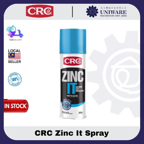 🔥100 Original🔥 Crc Zinc It Galvanic Rust Protection For Steel 350g Shopee Malaysia