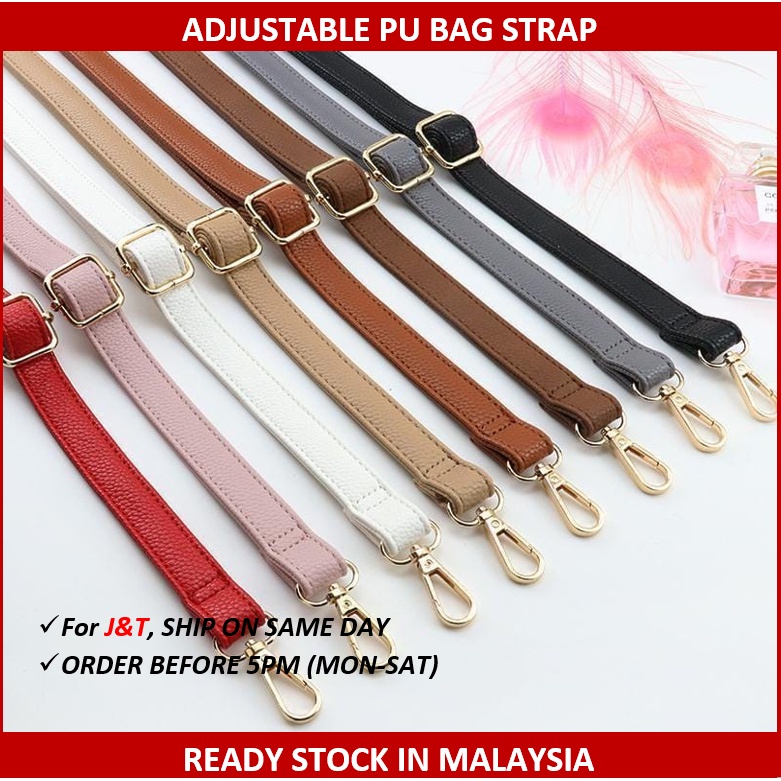 Tali Beg PU / Adjustable PU bag strap for replacement/ DIY Bag ...