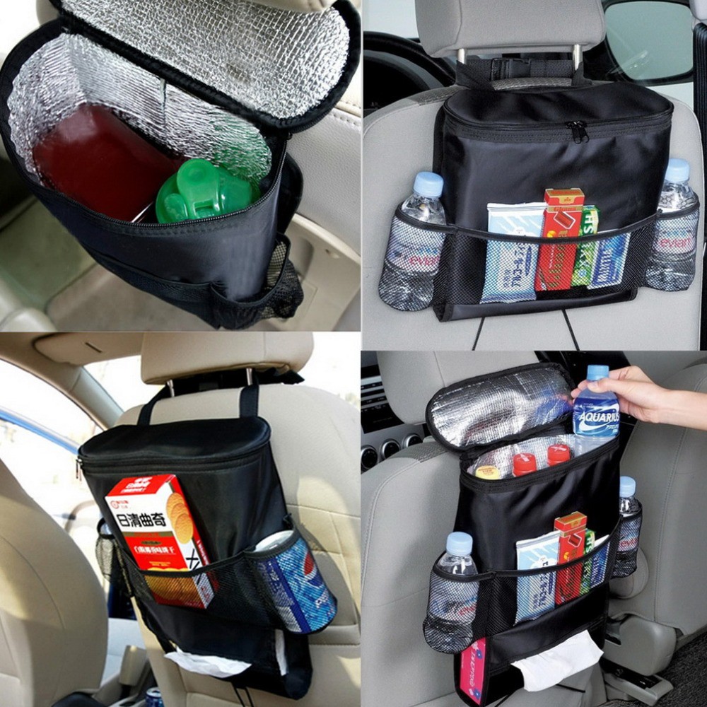 Multifunction Car Seat Back Storage Bag Grocery Bags Beg Bakul Bekas