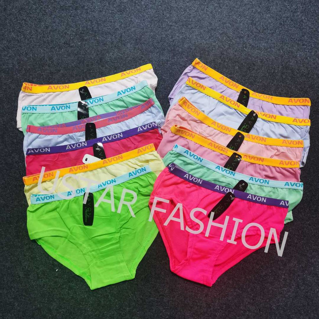 Women Plain Cotton Sexy Lingerie Panty Underwear Panties(1pc) Shopee