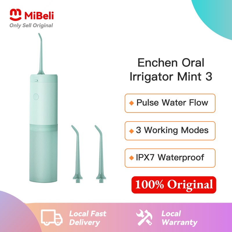 Enchen Electric Water Flosser Mint3 140ML Portable Oral Irrigator Type ...