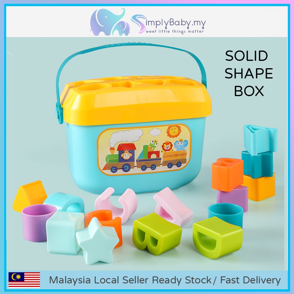 Simply Baby Shape Sorting Colorful Montessori Learning Educational Toys