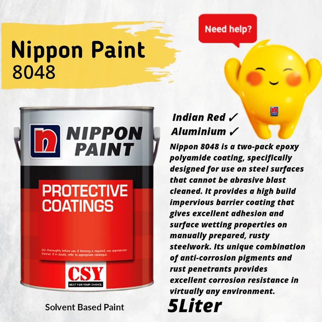 NIPPON PAINT 8048 Epoxy Primer 5 Liter Shopee Malaysia