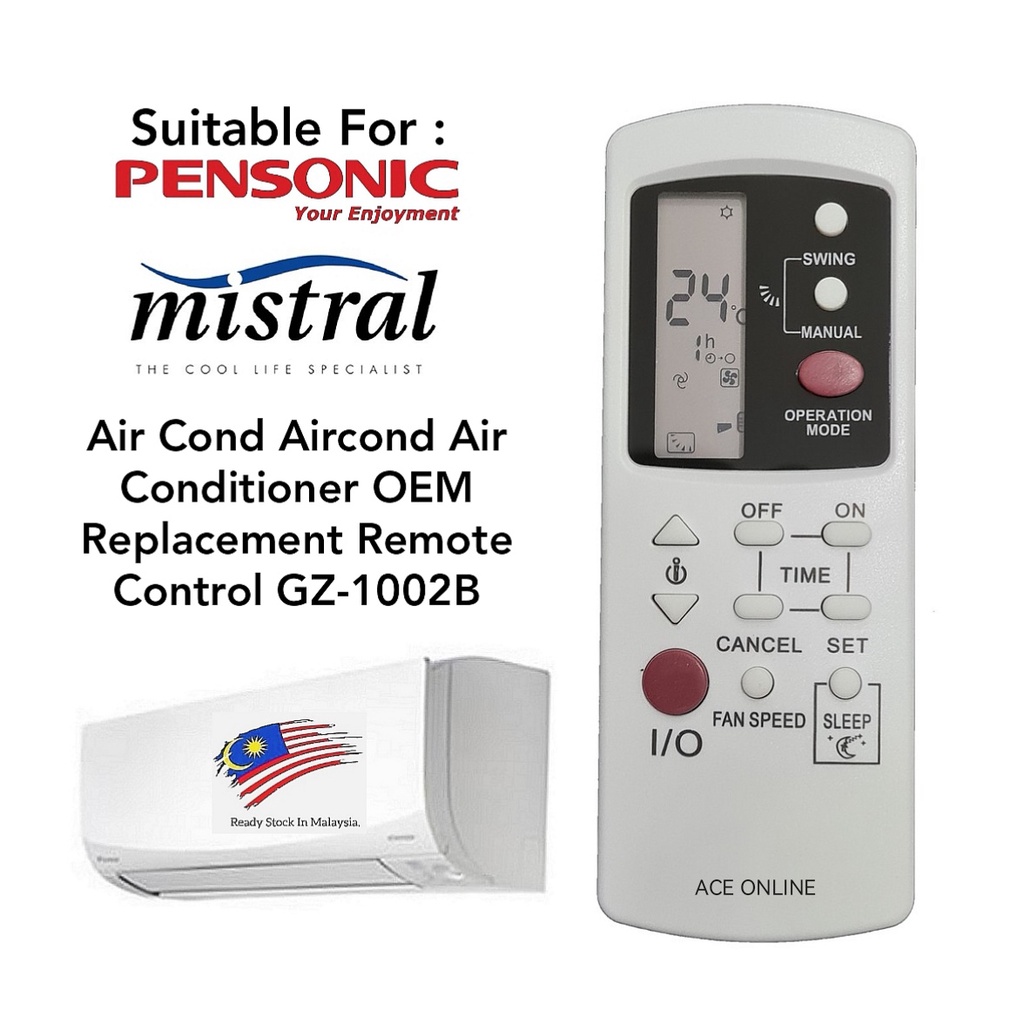 Pensonic / Mistral Air Cond Aircond Air Conditioner OEM Replacement
