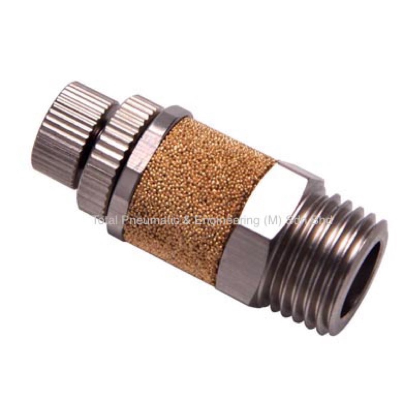 AirTAC Throttling Silencer BESL Series Brass Silencer 1/8” 1