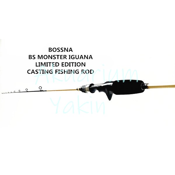 4077 BOSSNA BS MONSTER IGUANA LIMITED EDITION SPINNING FISHING ROD