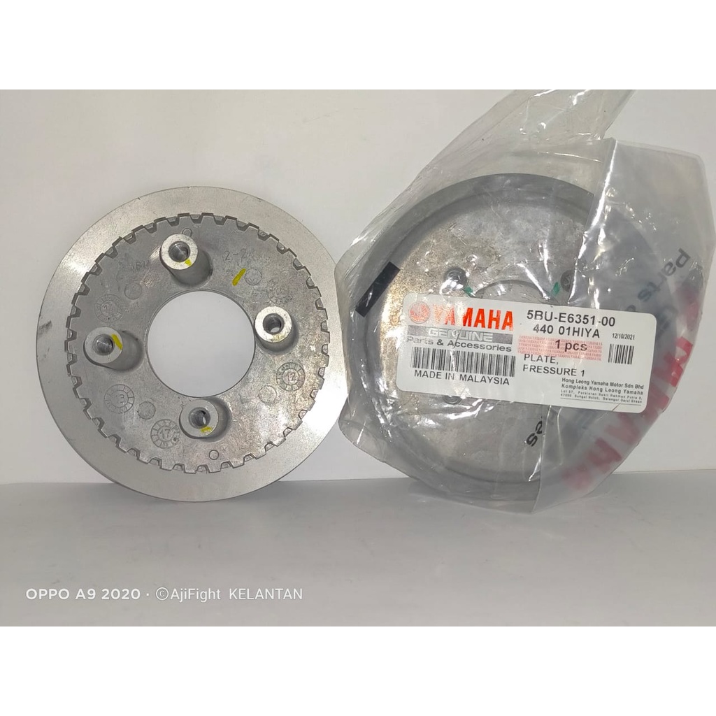 (5BU-E6351-00) Y125 125Z Y125ZR CLUTCH PRESSURE PLATE | Shopee Malaysia