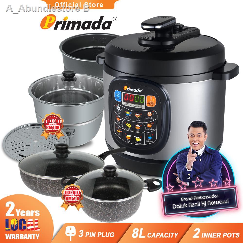 Primada jumbo 8lt pressure cooker sale