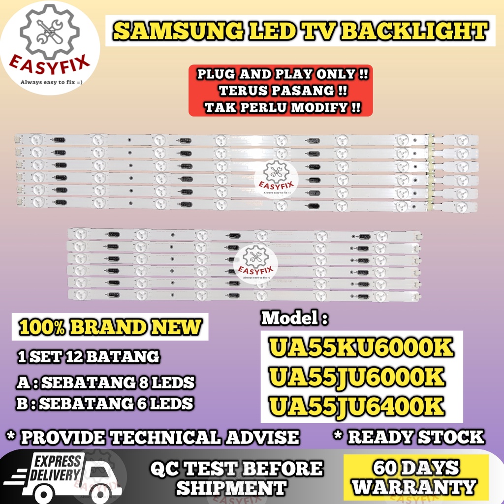 UA55MU6300K / UA55KU6000K / UA55JU6000K / UA55JU6400K SAMSUNG 55 INCH ...