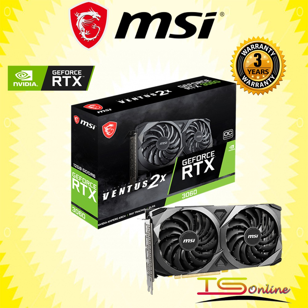 MSI Geforce RTX 3060 2X 12G OC/ RTX 3060 Gaming X / RTX 3060