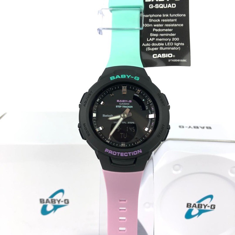 Baby g shock step tracker cheap bluetooth