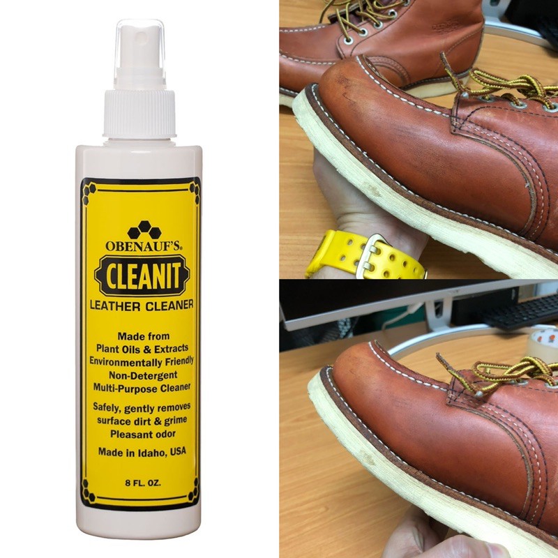 Leather Conditioner and Cleaner: 4 oz. Heavy Duty LP, 8 oz. Cleanit Leather  Cleaner - Obenauf's