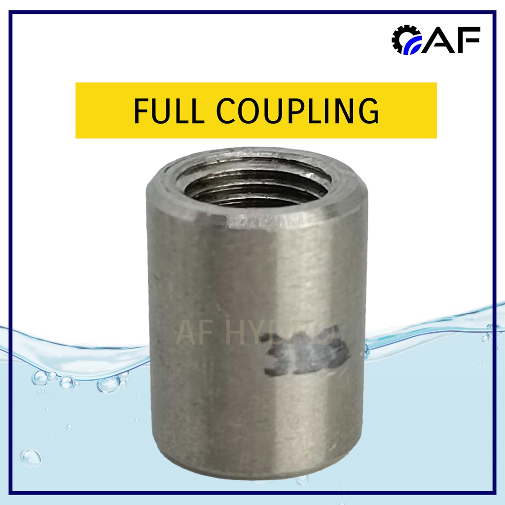 Stainless Steel SS316 Full Coupling Fitting 1/8” to 4” BSPT Female ...