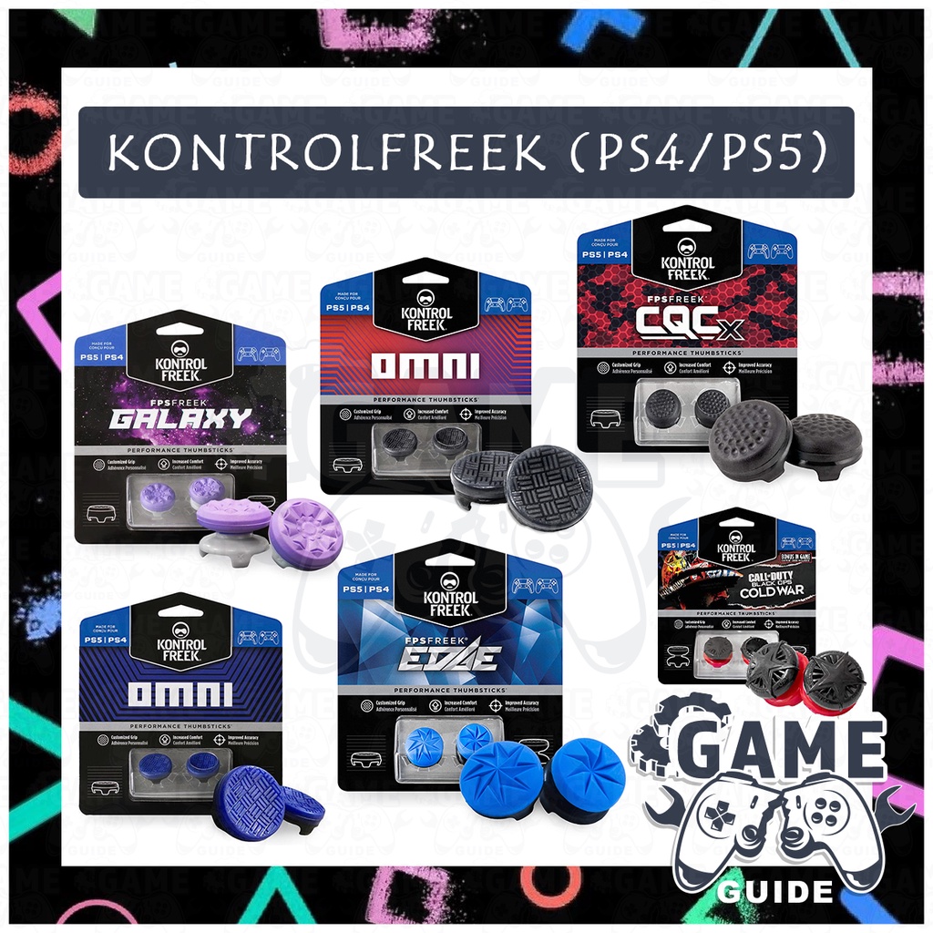 Kontrolfreek Performance Thumb Grips For PS4 , PS5 / Dualshock 4 ...