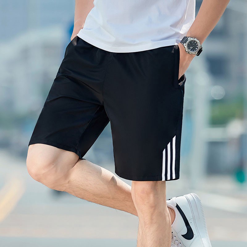 short pants seluar lelaki Spot real shot#Men Shorts Casual Short Pants Men  Sports Shorts Beach Shorts With Zipper Pocket Summer Pants Cropped Shorts  Drawstring Shorts Men's Clothing M-4XL