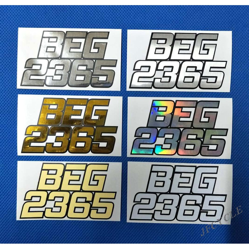 Sticker Plate Depan Motor Sticker Cutting (J1354) | Shopee Malaysia