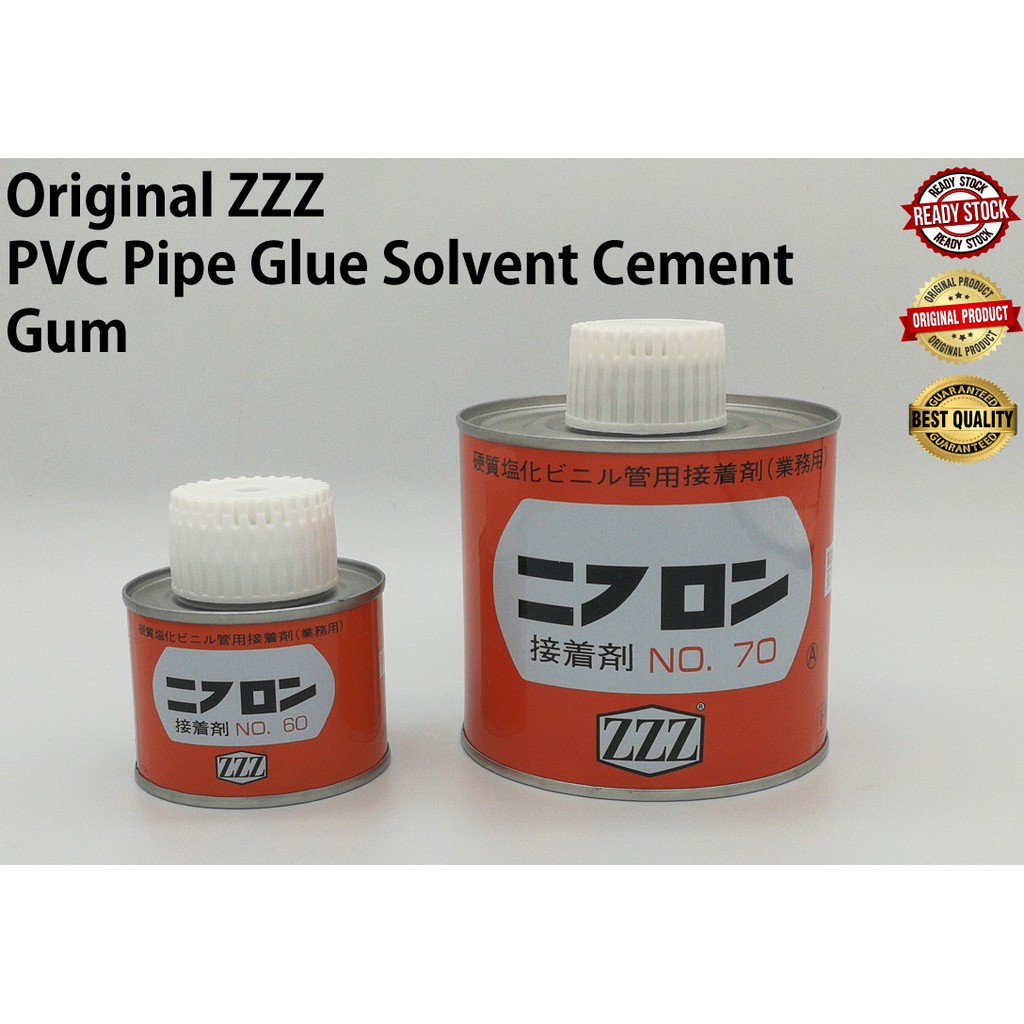 Original Zzz Pvc Pipe Glue Solvent Cement Gum 500g 100g Shopee Malaysia