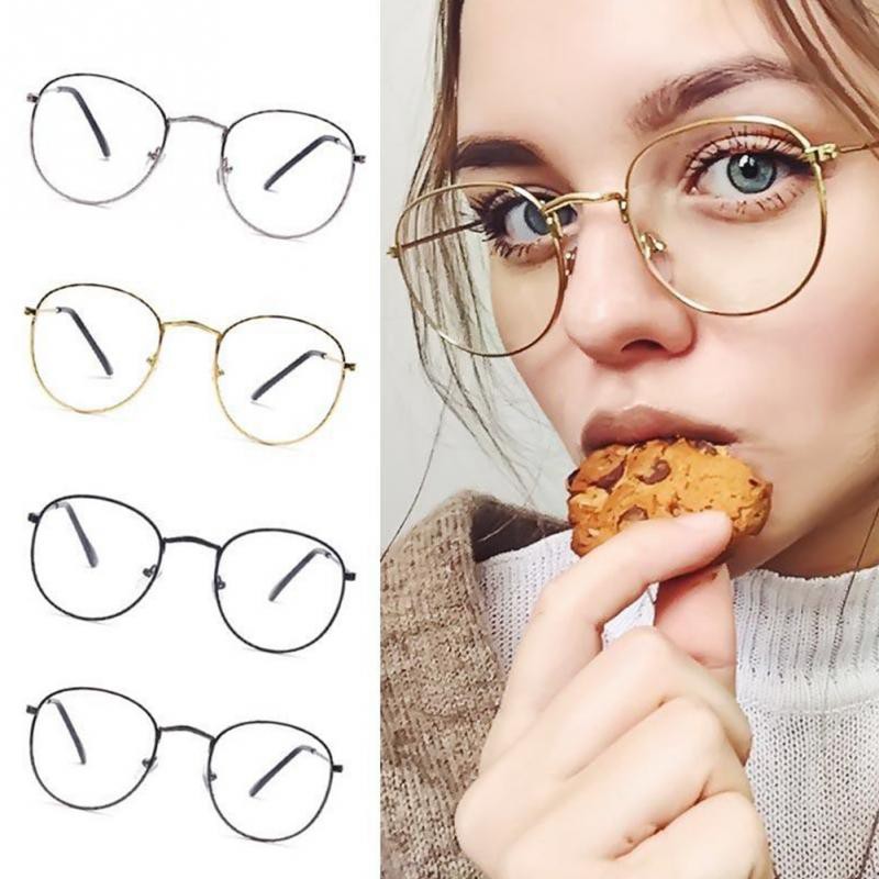 Gold frame sale glasses fashion