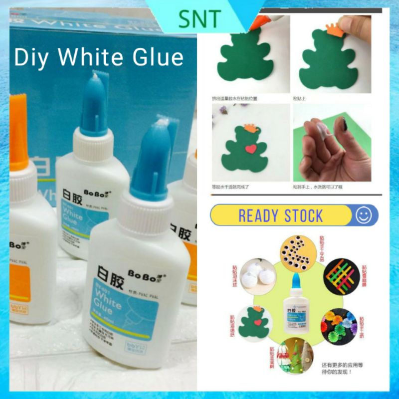 SNT (BY601) Gam Kraf Diy White Glue Craft 1PCS 40ml Nontoxic White