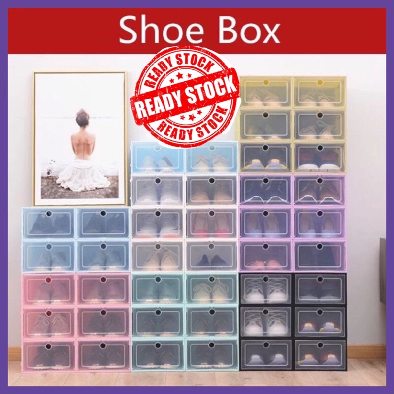 Acrylic shoe hot sale boxes ikea