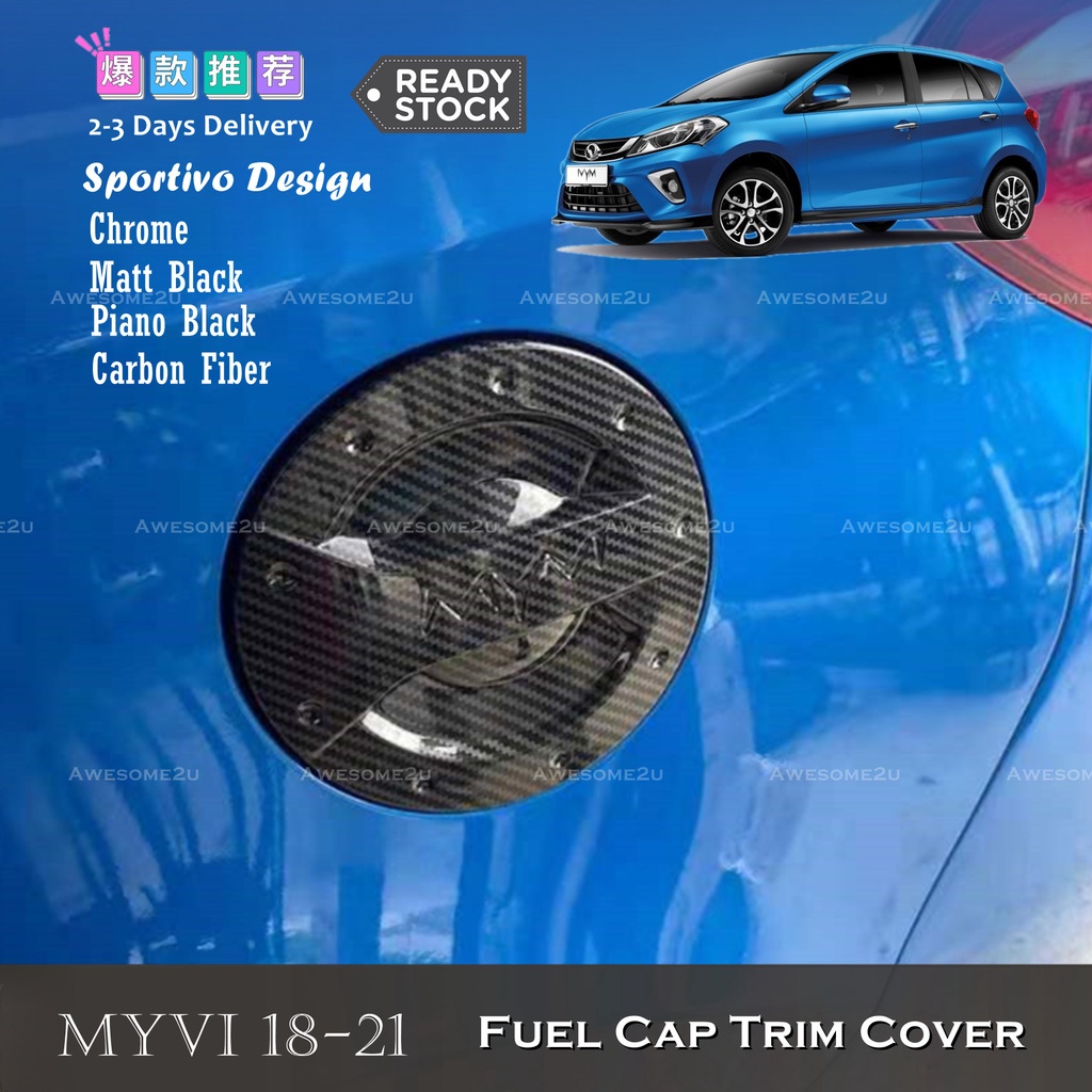 Awesome2u Perodua Myvi 20182024 fuel cap cover car gas tank trim