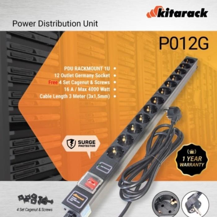 Pneu | Power Distribution Outlet 12 Outlet Rack 19 