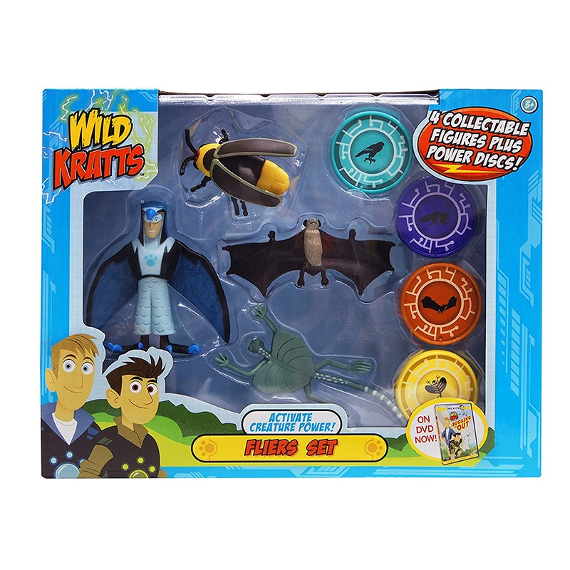 Wild Kratts Toys - 4 Pack Action Figure Set - Activate Creature Power ...