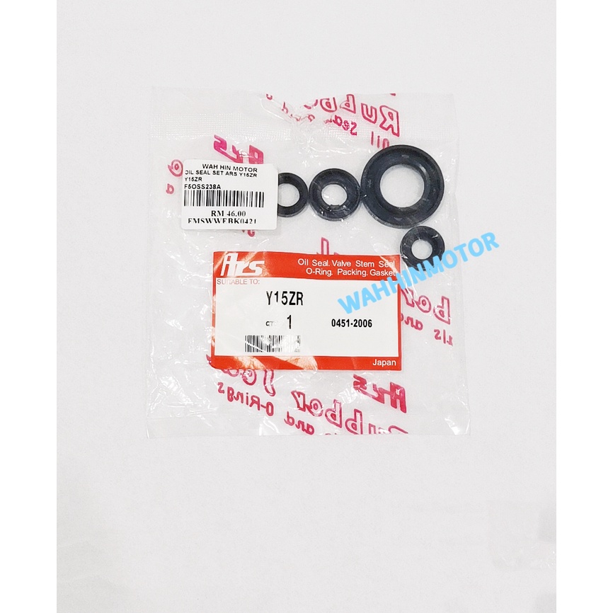 100 ORIGINAL ARS JAPAN YAMAHA Y15ZR V1 V2 LC135 5S OIL SEAL VALVE STEM