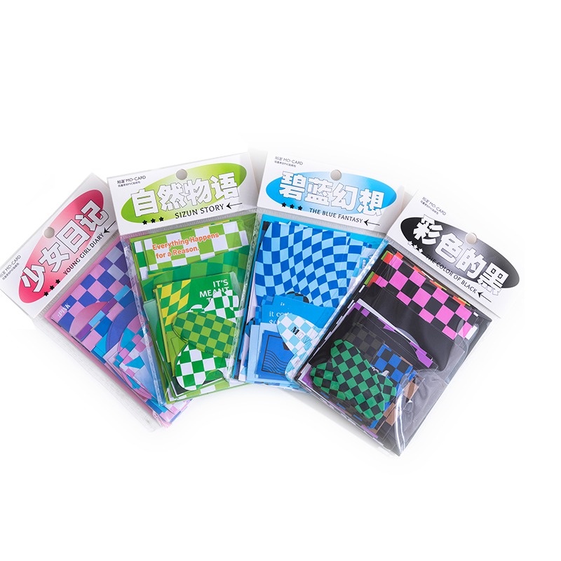 [STICKER] Giftandtape Checkered PVC Sticker Decorative Plaid Grid ...