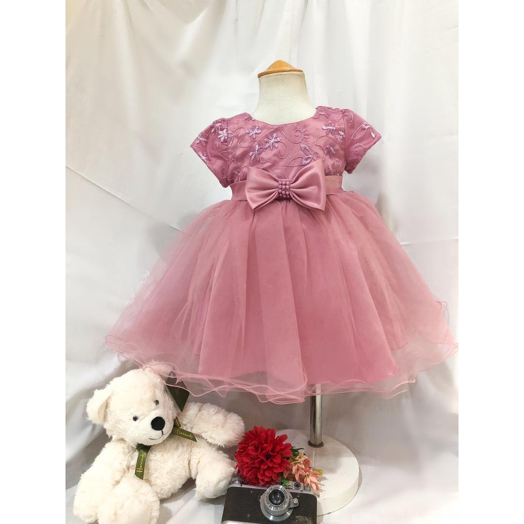 Baby Girl Dress Baju Raya 2023 Baby Gaun | Shopee Malaysia