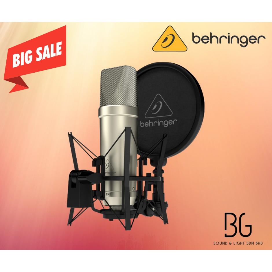 BEHRINGER TM1 Complete Recording Package with Large Diaphragm Condenser
