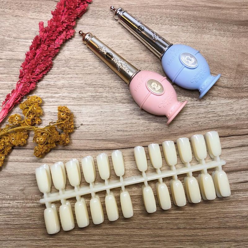 False nails sample color chart Fake nails sample color small | Shopee ...