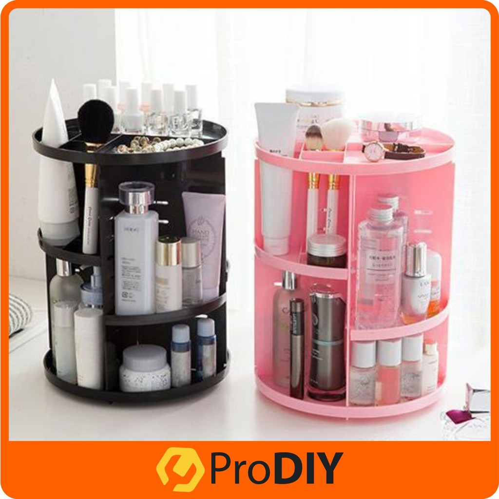 Cosmetic Rack Make Up 360D Storage Box Organizer - Random Color ( E70 ...