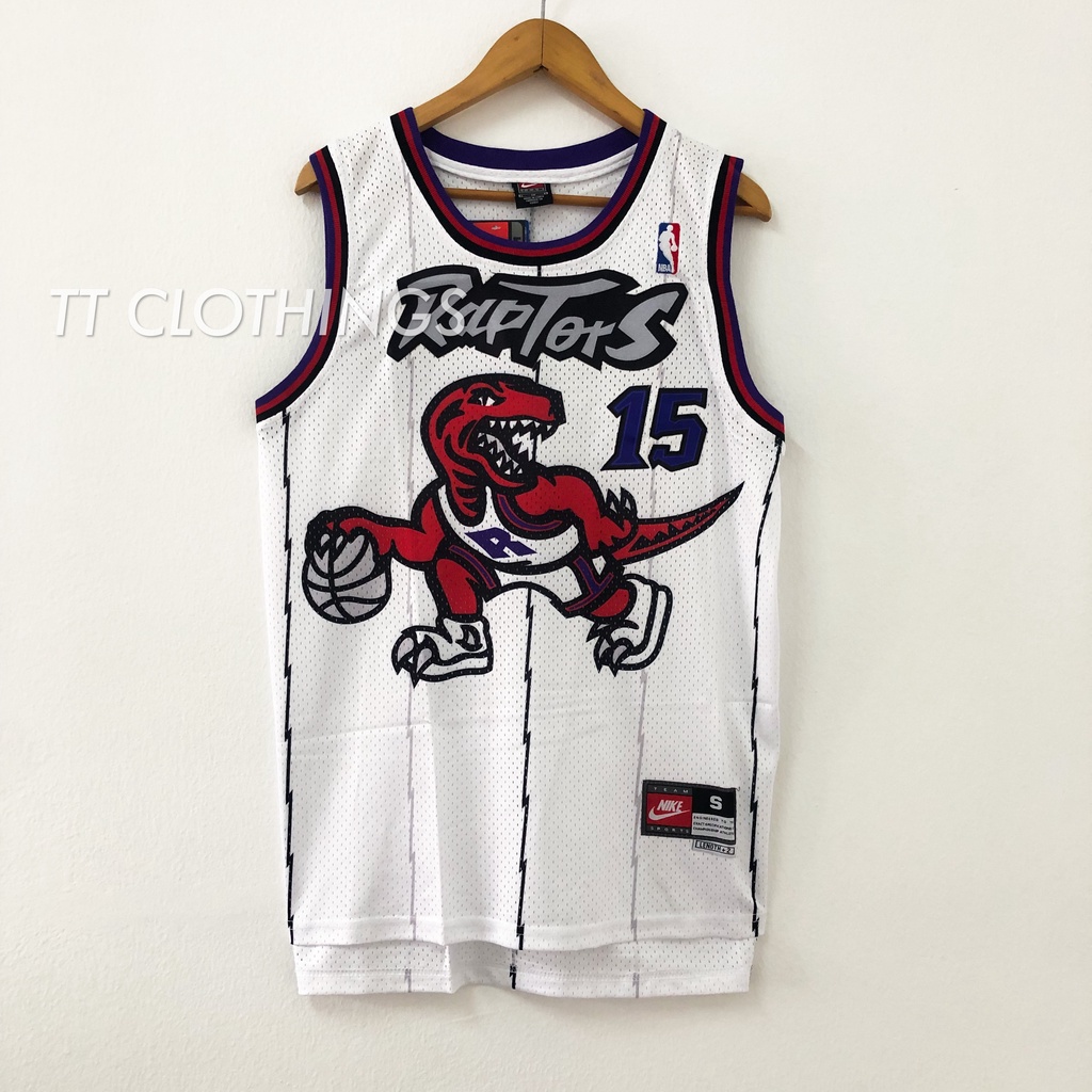 Toronto raptors white retro 2024 jersey