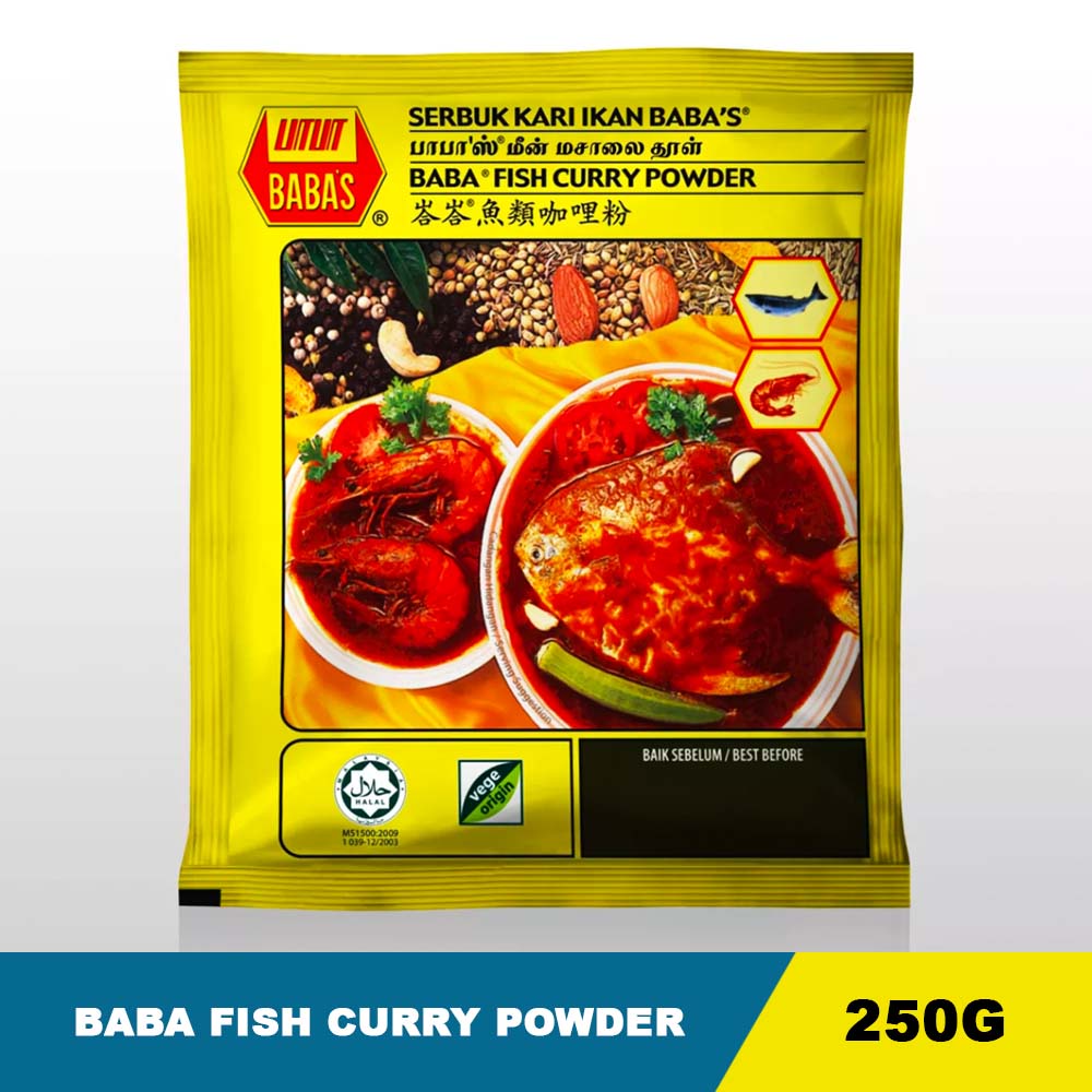 Babas Fish Curry Powder 250g Shopee Malaysia