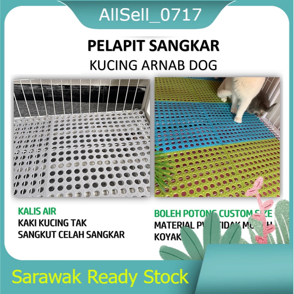 Sarawak Ready Stok Pelapik Alas Sangkar Arnab Kucing Anjing Pet Cage ...