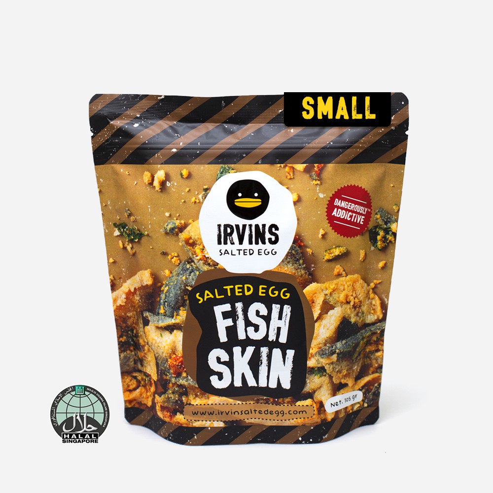 IRVINS Salted Egg Fish Skin Small (105g) | Shopee Malaysia