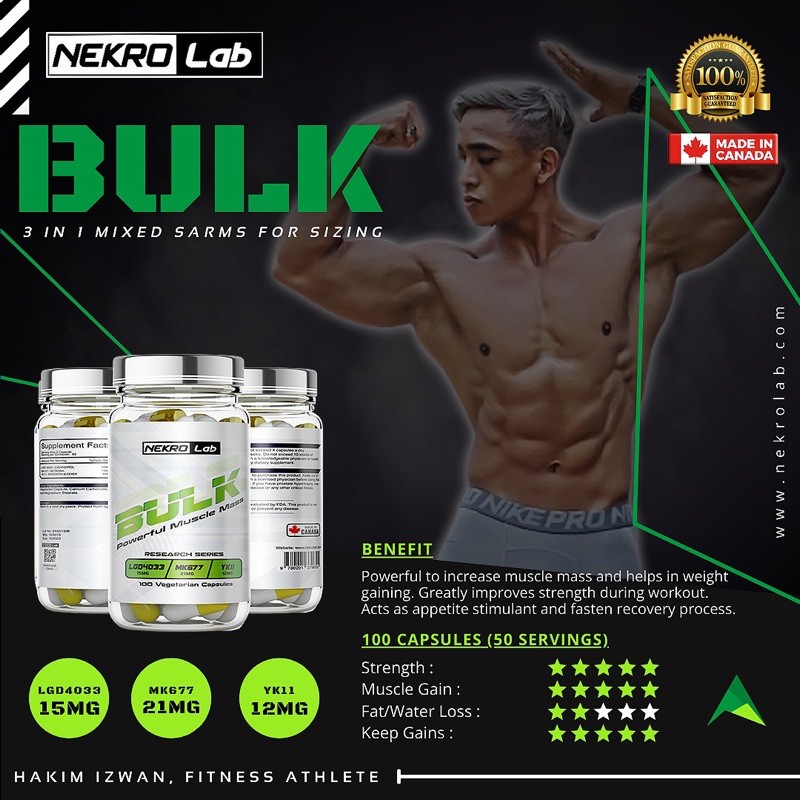 BULK Nekro Labs Sarms 3in1 ingredients (LGD+MK677+YK11) HOT ITEM🔥