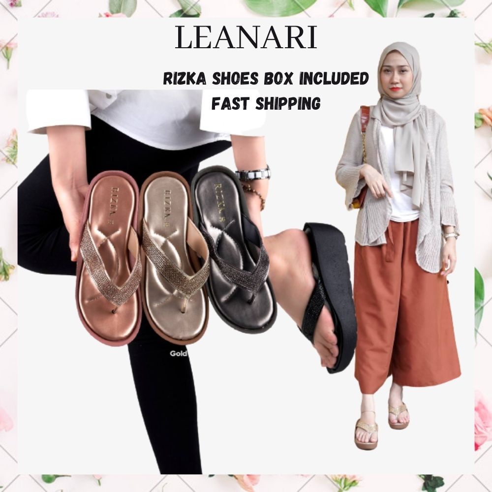RIZKA WEDGES SLIPPERS SIZE 36-41 Suzi Comfort Wedges Ready stock KASUT ...