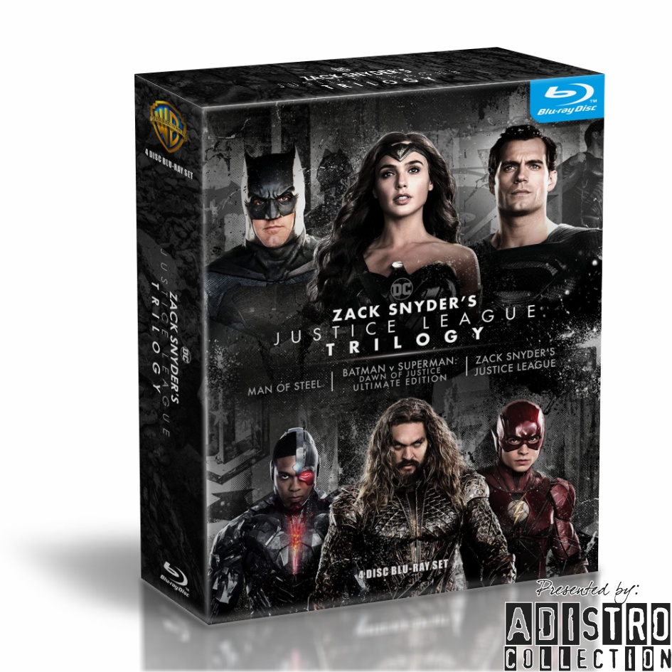 Zack SNYDER'S JUSTICE LEAGUE Blu-Ray Movie BOX SET COMPLETE Edition ...