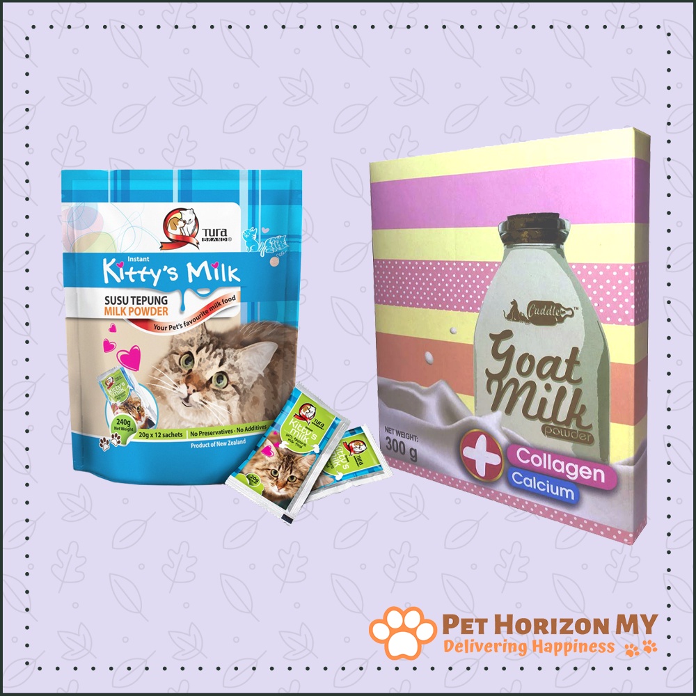 Milk Powder for Pets (Cuddle Goat Milk Powder / Tura Instant Kitty milk