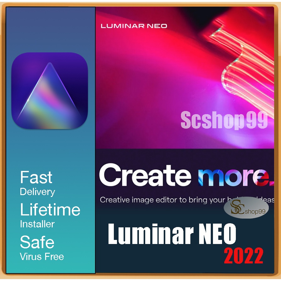 [Latest update 2024 version] Luminar Neo 2024, Luminar AI 2022 Shopee