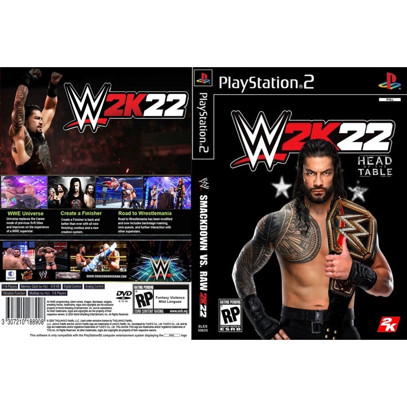 WWE 2K22 PS2