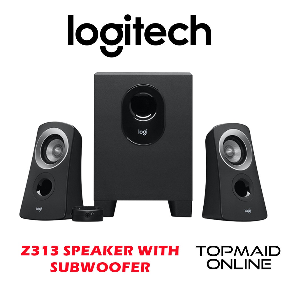 Logitech Z313 Computer Speaker System With Subwoofer Shopee Malaysia 3386