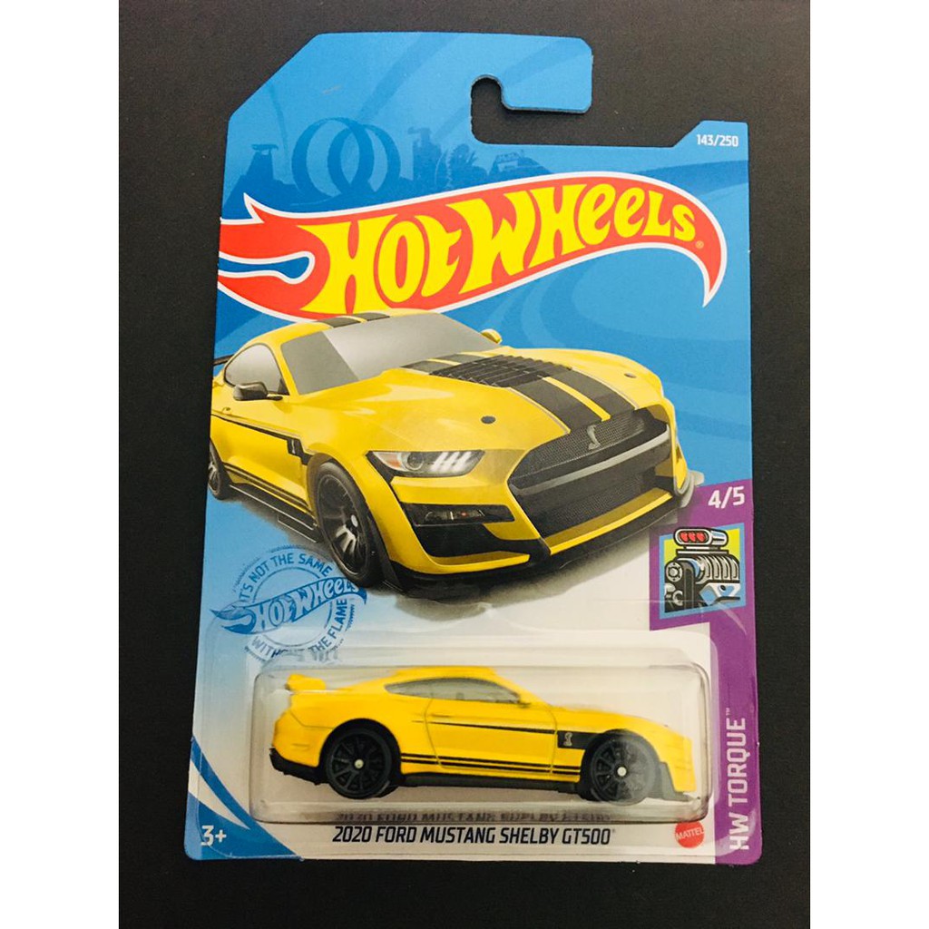 Yellow mustang hot 2025 wheels