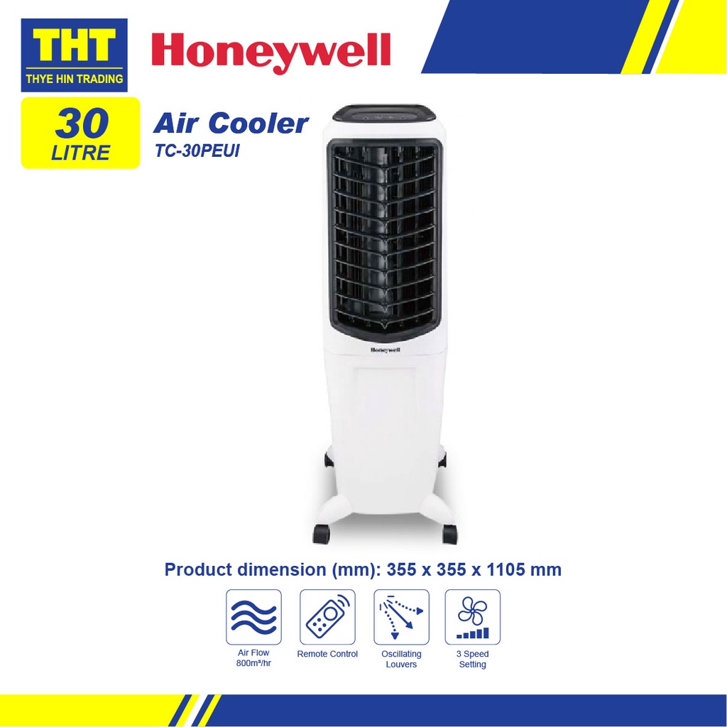 Honeywell 30l best sale indoor evaporative cooler