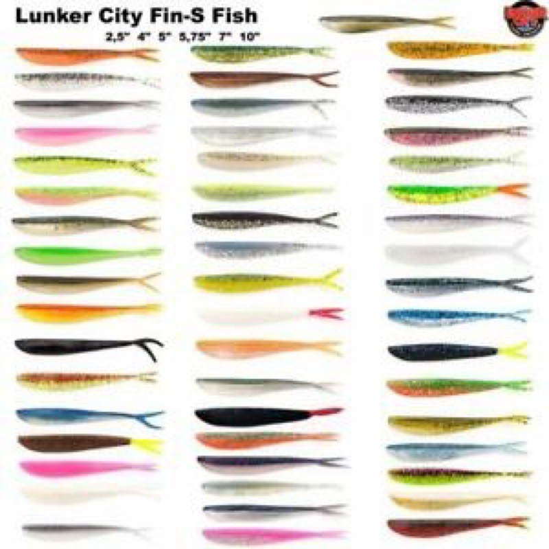Lunker City FIN-S FISH 2'5 inch Soft Plastic Lure