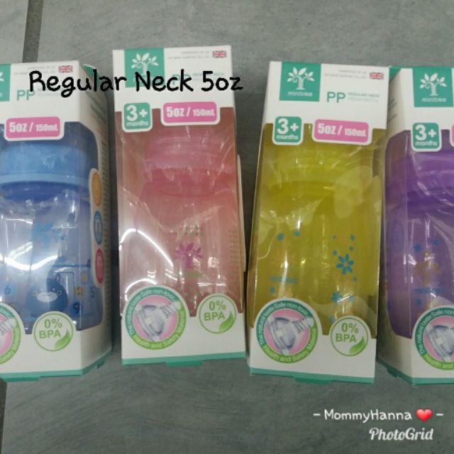 🔥NEW STOCK🔥 BOTOL MINITREE REGULAR NECK CUTE 5oz | Shopee Malaysia