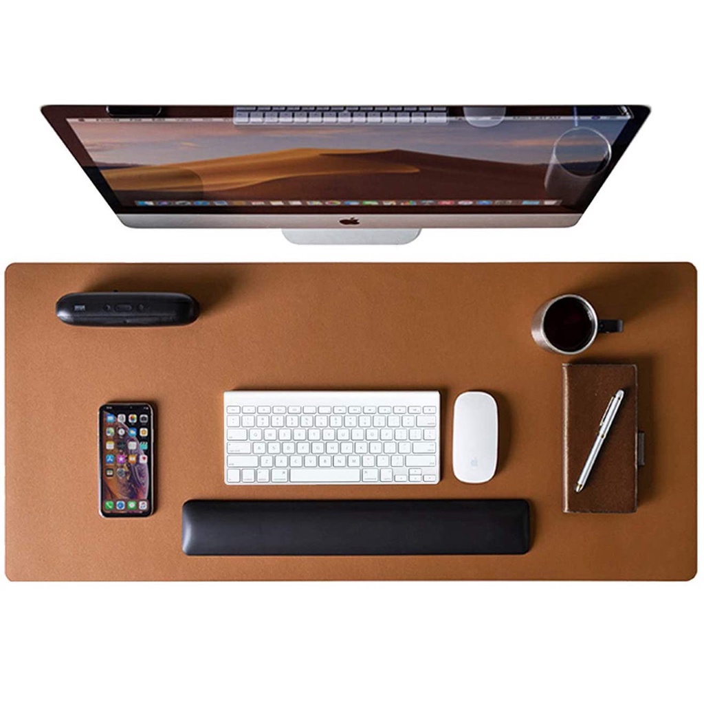 Premium multipurpose PU Leather Desk Pad: Non-Slip, Waterproof, Stylish ...